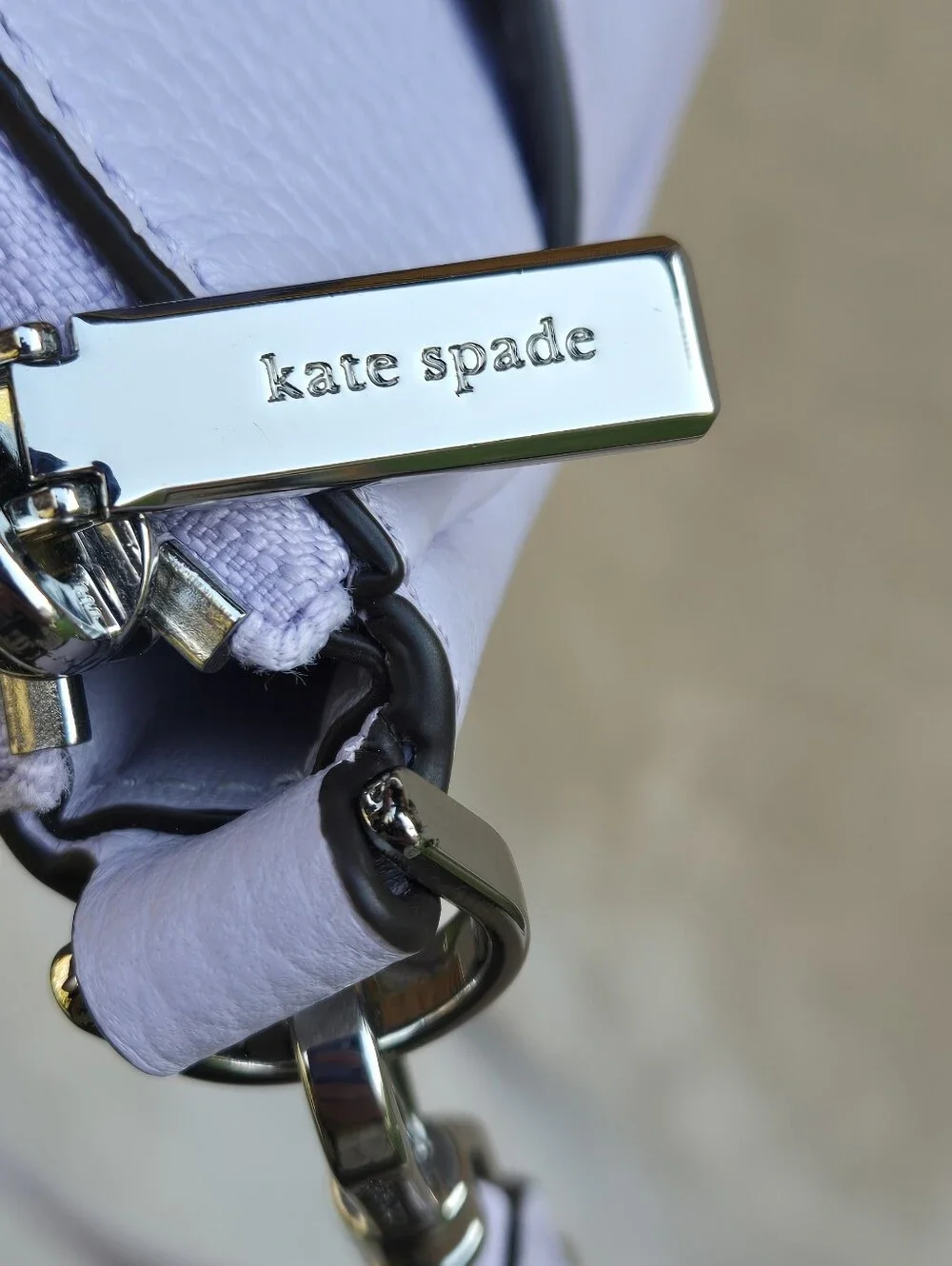 *NOT FOR SALE* NWOT Kate Spade ♤ Frozen Lilac Leather Crossbody & Pouch ♤♤♤ - Picture 7 of 11
